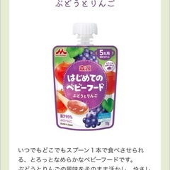 森永　はじめてのベビーフード及びオーガニックベビーフード　　離乳食　ジュレの画像