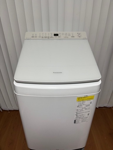 Panasonic縦型洗濯乾燥機 NA-FW80K7 洗濯8kg 乾燥4.5kg