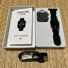 スマートウォッチ　R8未使用品使い方わからない為お譲り致します。の画像