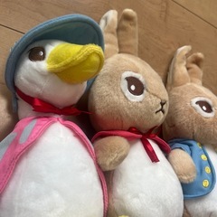 ピーターラビット　ぬいぐるみの画像