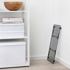 【新品未使用】 IKEA GREJIG グレイグ シューズラック 黒 4つセットの画像