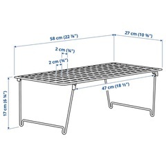 【新品未使用】 IKEA GREJIG グレイグ シューズラック 黒 4つセットの画像