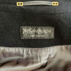 Yves Saint Laurent チェスターコート ネイビーの画像