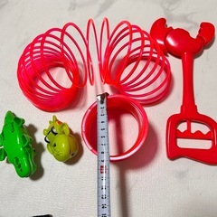 バネのおもちゃ　BIGサイズ　おまけ付きの画像