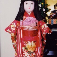 美品　ひな人形と市松人形の画像