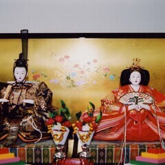 美品　ひな人形と市松人形の画像