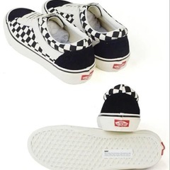 vans bold ni checker　26.5cmの画像