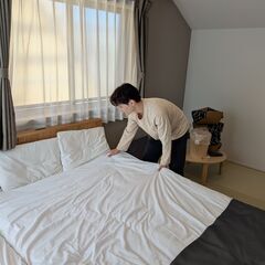 急募！民泊の清掃スタッフ大募集！！月給25万～♪未経験◎の画像