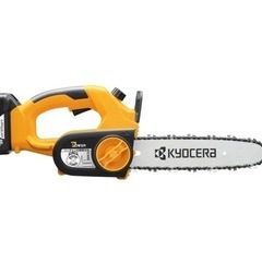 バッテリー&充電器付き　京セラ RYOBI 充電式チェーンソー BCS-1800L1の画像
