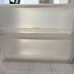(2つセット)収納ケース プラスト 幅51の画像