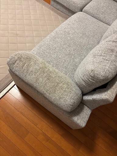 カウチソファ　オットマン付き