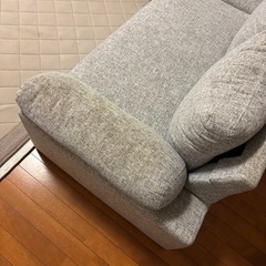 10/14まで❗️カウチソファ　オットマン付きの画像