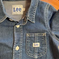 Lee キッズ デニム 長袖 シャツワンピース サイズ100の画像