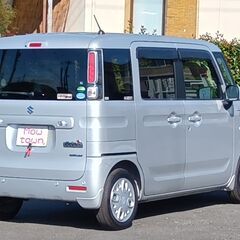 家で買える！R1年 スペーシア！ナビ＆バックカメラ！検8/8迄！国定駅４キロor伊勢崎駅７キロor前橋駅13キロの画像