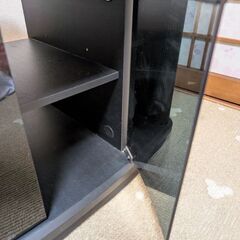 【鹿沼市】テレビ台ブラックの画像