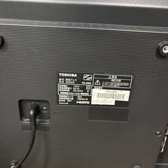 美品 TOSHIBA 東芝 REGZA 32V型液晶テレビ 32S22 2018年製 外付けHDD レグザ ①の画像