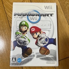 Wiiマリオカート&ハンドル2個の画像