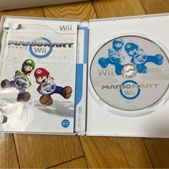 Wiiマリオカート&ハンドル2個の画像