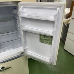 12 2F☆41送料無料 レトロデザイン冷蔵庫　130L  安い　洗濯機の画像