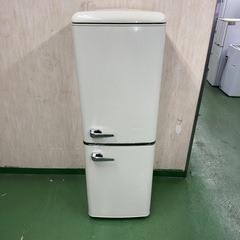 12 2F☆41送料無料 レトロデザイン冷蔵庫　130L  安い　洗濯機の画像