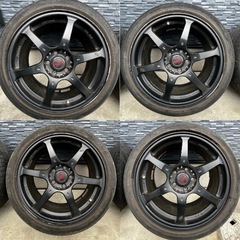 【RAYS】VOLK RACING VR.G2 18インチ 4本セット マットブラック 鍛造ホイール 8.5J52 5-114.3の画像
