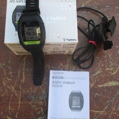 ☆ユピテル YUPITERU ATLASPORTゴルフナビ GOLFNAVI　AGN-Watch ◆スムーズなラウンドのための、腕時計型ゴルフナビの画像