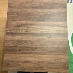 【値下げしました】ニトリ 食卓2点セット内  ダイニングテーブル みどるぶらうんミドルブラウンの画像