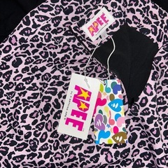 A BATHING APE ヒョウ柄ミニスカートの画像