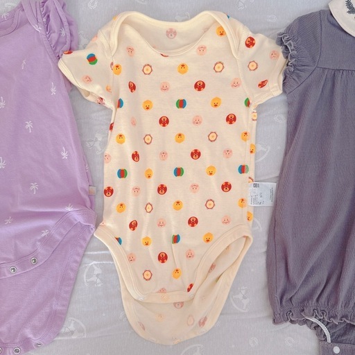 ユニクロBaby GAP 西松屋80 90ボディスーツロンパース保育園着ベビー