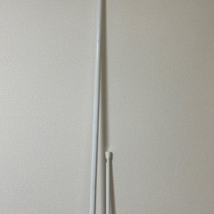 洗濯物干し、突っ張り棒2本の画像