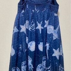 【廃盤品】ToAlice くらげ 深海 モチーフ ジャンパースカート ワンピース Sサイズの画像