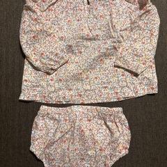 【OLD NAVY】子供服 長袖ブラウス ピンク系セットアップの画像