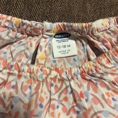 【OLD NAVY】子供服 長袖ブラウス ピンク系セットアップの画像