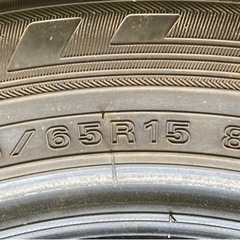 DUNLOP 165/65R15 20年製　冬タイヤの画像