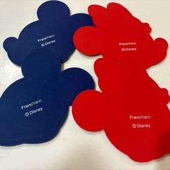 Francfranc ミッキーミニー コースターの画像
