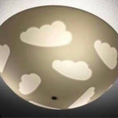 IKEA くも模様 ドーム型シーリングライトの画像