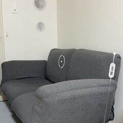 【急募・引取り限定】角度調整可能！一人暮らしに最適 2WAYフロアソファベッド (2人掛け) 11/9〜11/15引渡し希望（値下げ交渉可）の画像