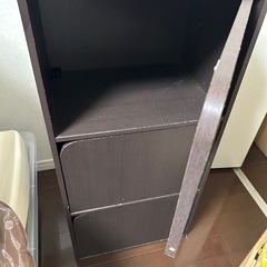 扉付き3段ボックスの画像