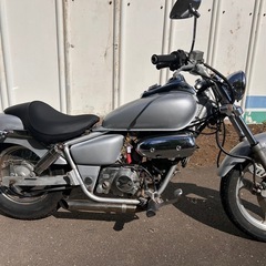 【動画あり】マグナ50 カスタム　スラッシュマフラー原付マニュアル車の画像