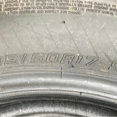新車剥がし　DUNLOP 195/60R17 24年製　夏タイヤの画像
