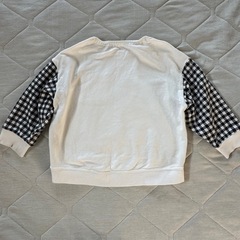 GU 着せやすく動きやすい　ルームウェア チェック 子供服 上下セット パジャマ ルームウェア セットアップの画像