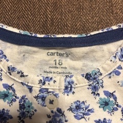 【新品】《Carter's》花柄カーディガン・ボレロの画像