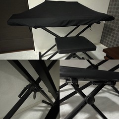 Roland 電子ピアノ スタンド、椅子セットの画像