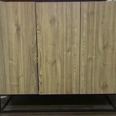 テレビ台　3ドア　収納棚の画像