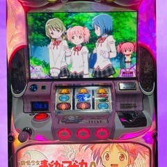 パチスロ機 スロット台実機 魔法少女まどか☆マギカA コイン不要機の画像