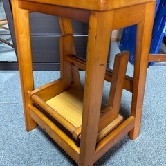 ●ケーヨー　木製踏台　２段タイプ●の画像