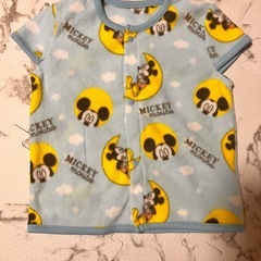 【未使用品🉐】ミッキープーさん2枚セットスリーパーベビー服90の画像