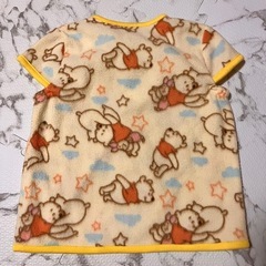 【未使用品🉐】ミッキープーさん2枚セットスリーパーベビー服90の画像