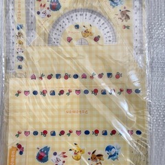 ポケモン定規セットの画像
