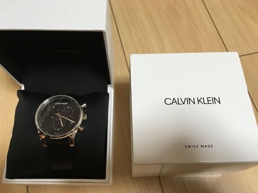 カルバンクライン ck   腕時計 クロノグラフ スイス製 ステッドファスト 42mm K8S271C1 メンズ